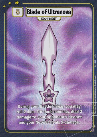 Blade of Ultranova (222) - Textured Foil